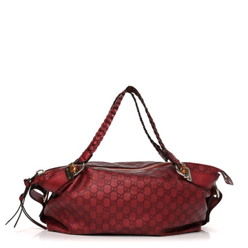 Metallic Guccissima Medium Bamboo Bar