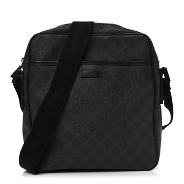 Gucci Gg Supreme Messenger Bag Black