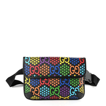 Gucci Gg Supreme Psychedelic Slim Belt