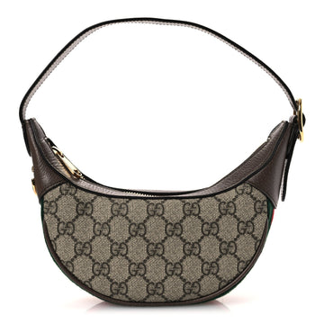 Gucci Gg Supreme Textured Calfskin Web