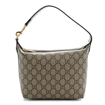 Gucci Gg Supreme Textured Calfskin Web