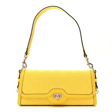 Gucci Gg Textured Dollar Calfskin Small