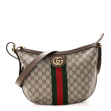 Gucci Gg Supreme Web Small Ophidia Half