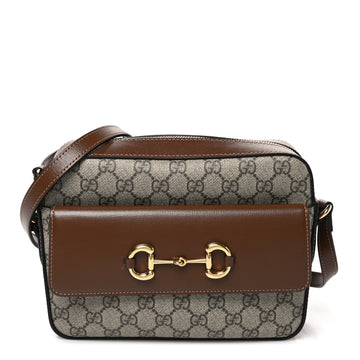 Gucci Gg Supreme Small Horsebit Shoulder