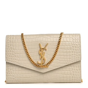 Saint Laurent Calfskin Crocodile