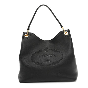 Prada Vitello Phenix Embossed Logo Hobo