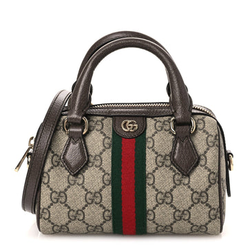 Gucci Gg Supreme Web Mini Ophidia Boston