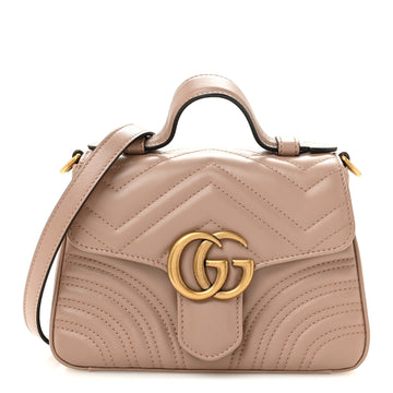 Gucci Calfskin Matelasse Mini Gg Marmont