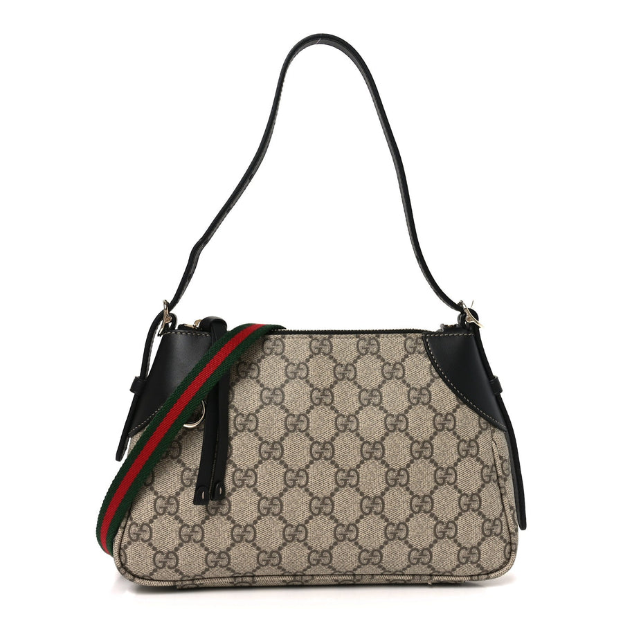 Gucci Gg Supreme Textured Calfskin Small