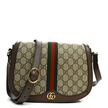 Gucci Gg Supreme Web Small Ophidia Flap
