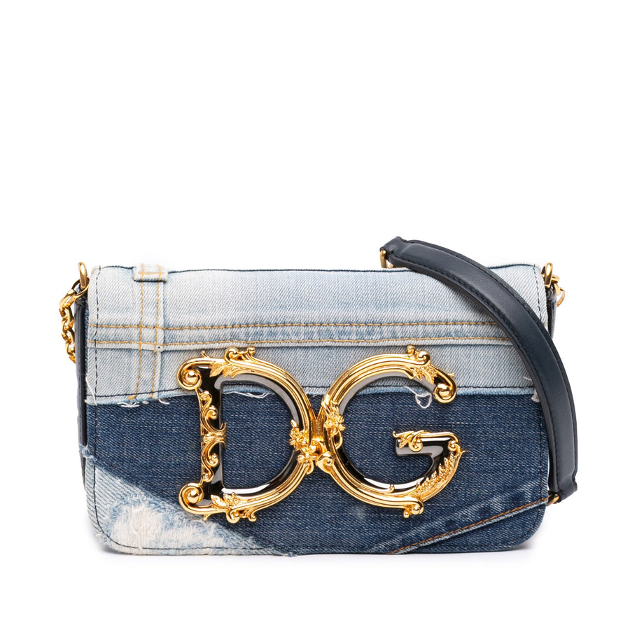 Dolce & Gabbana Denim Dg Girls Crossbody