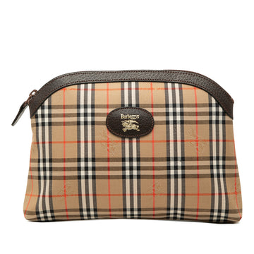 Burberry Haymarket Check Canvas Clutch