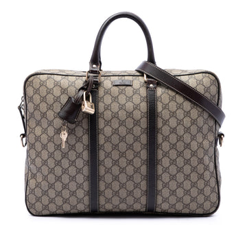 Gucci Gg Supreme Business Bag Pre-Loved
