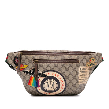 Gucci Gg Supreme Courrier Web Belt Bag