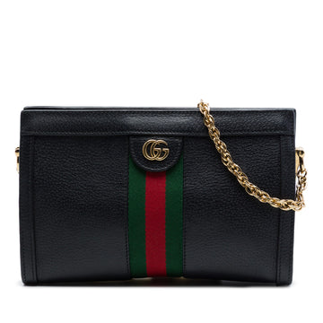 Gucci Small Calfskin Web Ophidia Chain