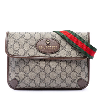 Gucci Gg Supreme Web Neo Vintage Belt