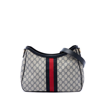 Gucci Gg Supreme Web Shoulder Bag Pre-