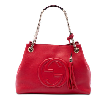 Gucci Medium Calfskin Soho Chain Tote