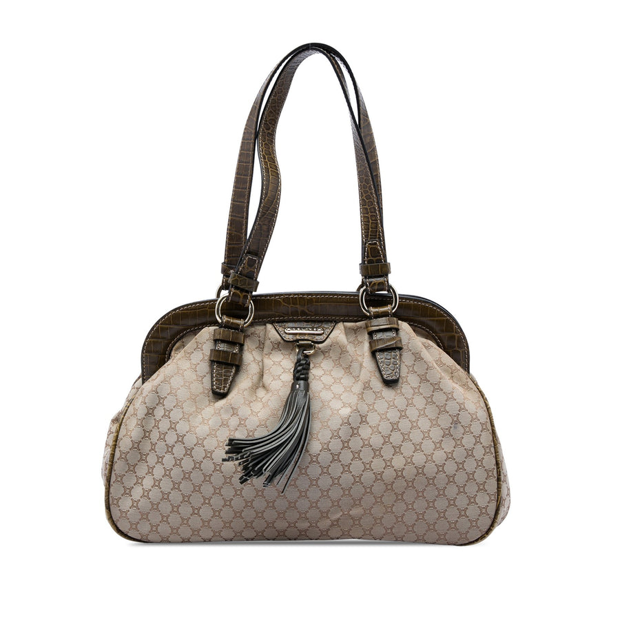 Celine Macadam Canvas Tassel Frame