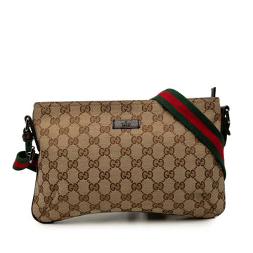Gucci Gg Canvas Web Crossbody Pre-Loved