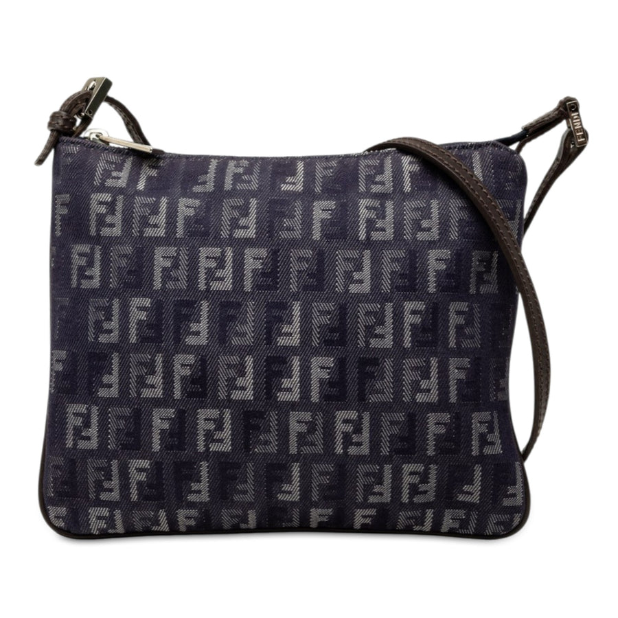 Fendi Zucchino Denim Crossbody Pre-Loved
