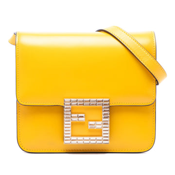 Fendi Leather Crystal Fab Crossbody Pre-