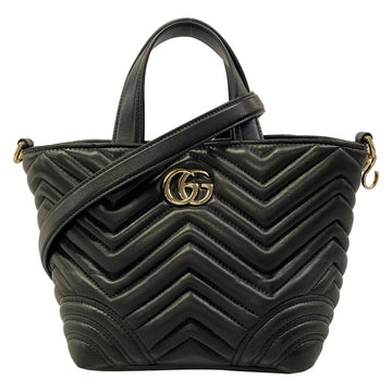 Gucci Gg Marmont Small Tote Black
