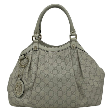 Gucci Sukey Beige Leather Tote Bag