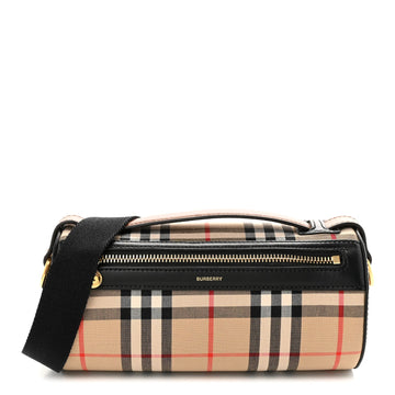 Burberry Vintage Check Calfskin Barrel