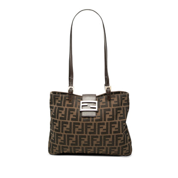 Fendi Zucca Canvas Shoulder Bag Pre-