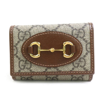 Gucci Horsebit Key Case Brown/Gold