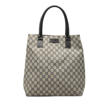 Gucci Gg Supreme Tote Pre-Loved Navy