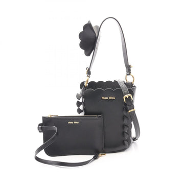 Miu Bucket Bag Flower Shoulder
