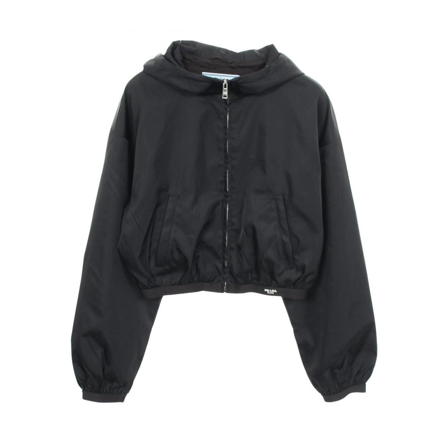 Prada Re-Nylon Cropped Hooded Blouson