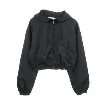 Prada Re-Nylon Cropped Hooded Blouson