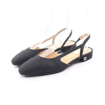 Chanel Slingback Flat Pumps Shoes #36