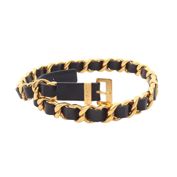 Chanel Logo Chain Belt Ceinture Leather