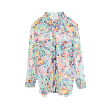 Chanel Coco Mark Watercolor Print Long