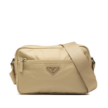 Prada Tessuto Camera Bag Pre-Loved Beige