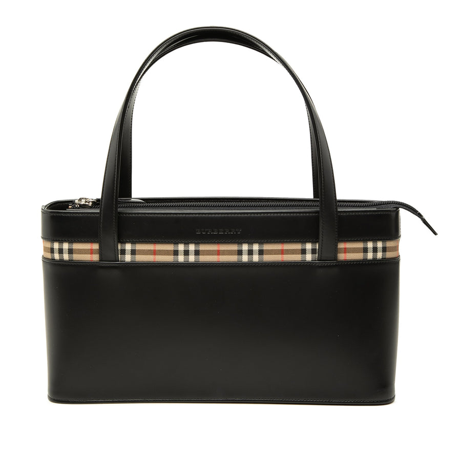 Burberry House Check Canvas Trimmed