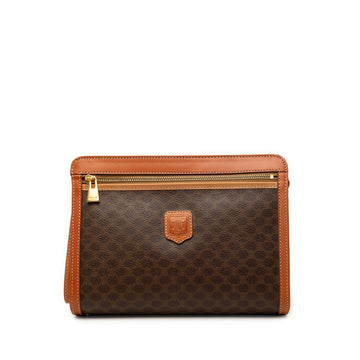 Celine Macadam Coated Canvas Clutch Pre-