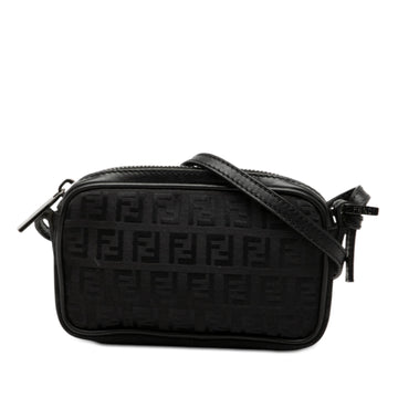 Fendi Mini Zucchino Canvas Zip Crossbody