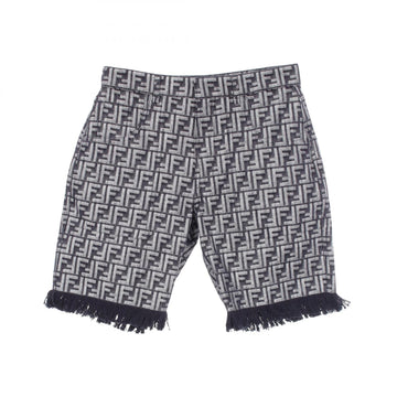 Fendi Zucca Fringe Half Denim Pants
