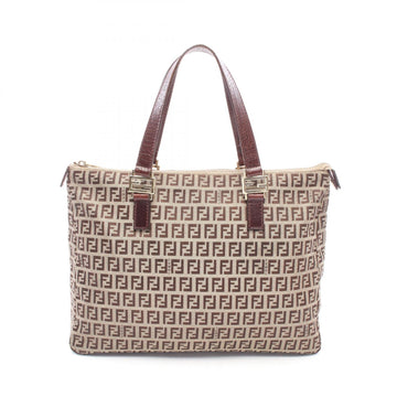 Fendi Zucchino Tote Handbag Canvas