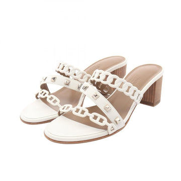 Hermes Ajaccio Sandals Heels Leather