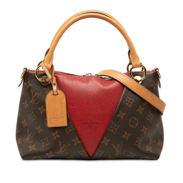 Louis Vuitton V Tote Bb Pre-Loved Brown
