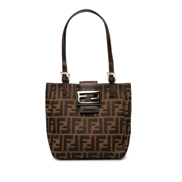 Fendi Zucca Canvas Shoulder Bag Pre-