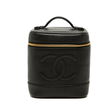 Chanel Cc Caviar Vanity Bag Pre-Loved