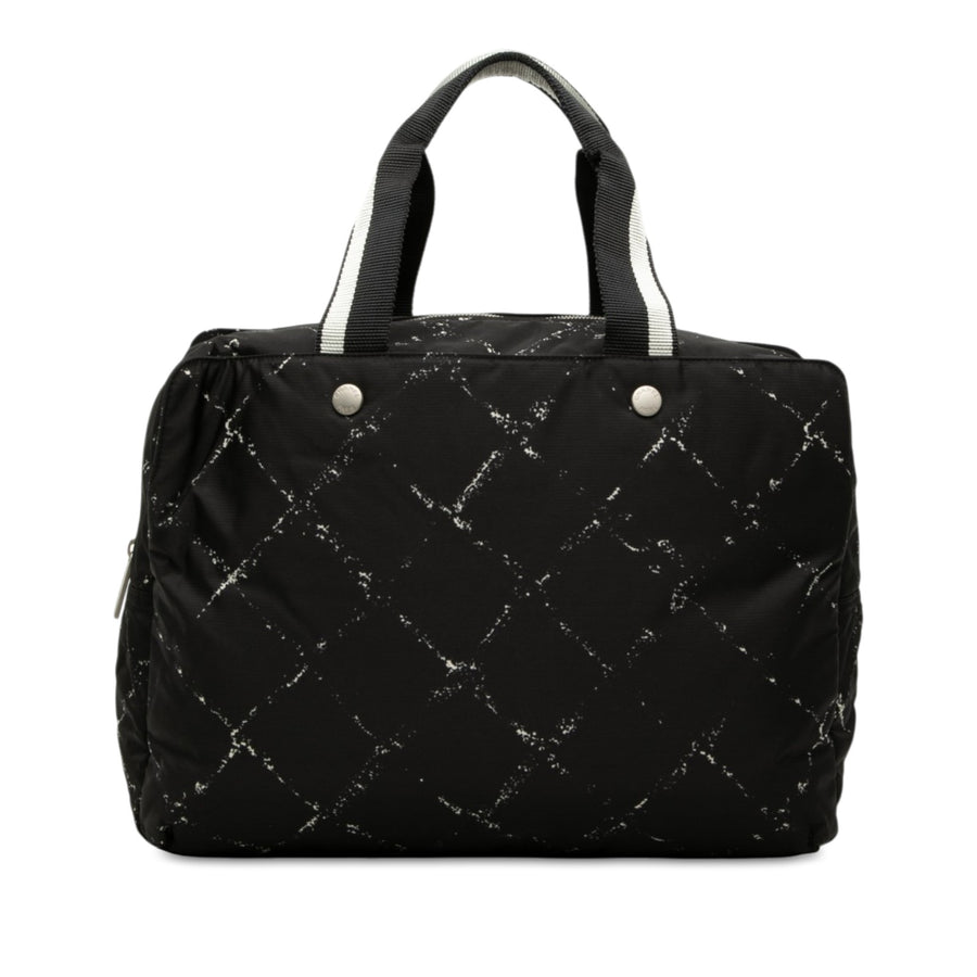 Chanel Old Travel Line Nylon Handbag