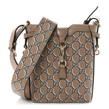 Gucci Gg Shadow Mini Bucket Bag Beige